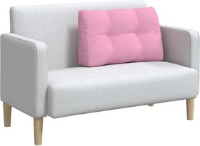 vidaXL Μαξιλάρι Πλάτης Ροζ 80 x 24 x 50 εκ ύφασμα