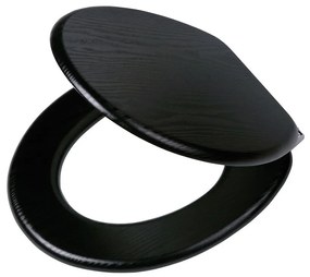 Καπάκι Λεκάνης Blackwash 252030746 Mdf 43,3x37,7x5,5cm Black Tiger Mdf