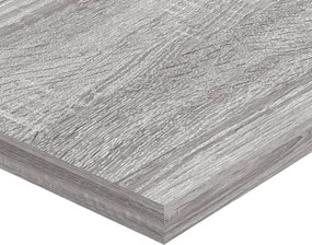 vidaXL Ράφια Τοίχου 4 τεμ. Γκρι Sonoma 100x20x1,5 εκ. Επεξεργ. Ξύλο