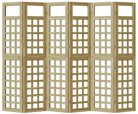 vidaXL Παραβάν ιδιωτικότητας Καφέ 240 x 180 cm