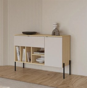 Μπουφές Erona Mini-Φυσικό – Γκρέζ