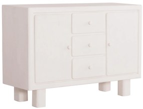 ΜΠΟΥΦΕΣ ΣΕΙΡΑ SANTORINI HM18048 MDF ΣΕ ΥΠΟΛΕΥΚΟ ΧΡΩΜΑ-3 ΣΥΡΤΑΡΙΑ & 2 ΠΟΡΤΕΣ 120x38x80Υεκ.