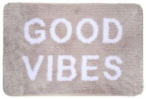 Ταπέτο Μπάνιου Good Vibes 02-28558 Taupe Estia 40X60 Microfiber