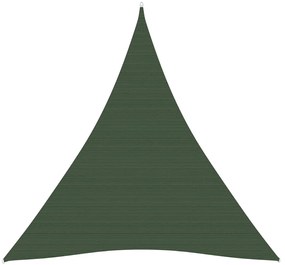 Πανί Σκίασης Σκούρο Πράσινο 5 x 6 x 6 μ. από HDPE 160 γρ./μ²