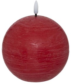 Διακοσμητικό Φωτιστικό Κερί Led (Φ8x9.5) A-S Molia Rouge 200668B