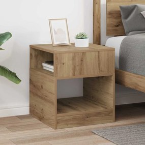 vidaXL End Table Artisan Oak 40,5 x 40 x 45 εκ Επεξεργασμένο ξύλο