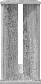 vidaXL End Table Γκρίζο Σονομα 35 x 25 x 50 εκ Επεξεργασμένο ξύλο