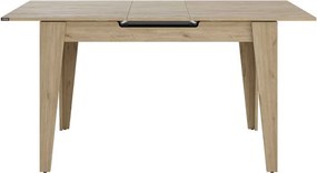 Τραπέζι Trendline Megapap επεκτεινόμενο χρώμα oak 120/150x70x75εκ.