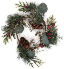Χριστουγεννιάτικο Στεφάνι 372-223-123 30cm Green