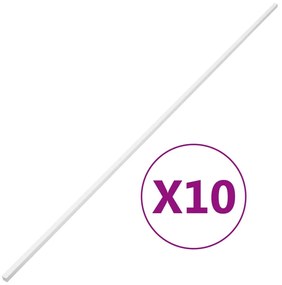 vidaXL Κανάλι Καλωδίων 10 x 10 χιλ. 10 μ. από PVC