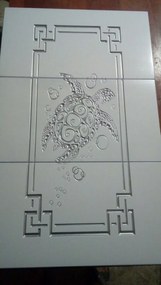 Intra απο ξύλο plywood 3mm-4mm πάχος - Ντουλάπι Πόρτα Χελώνα Χαραγμένο Δίασταση 30x30 cm Intraeaxys-eoxk4j1z