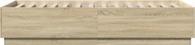 vidaXL Σκελετός Κρεβατιού Sonoma Δρυς 80 x 200 cm Επεξεργασμένο Ξύλο