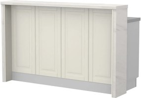 Πάγκος νησίδας Toscana-Μήκος: 160 εκ.-White Marble