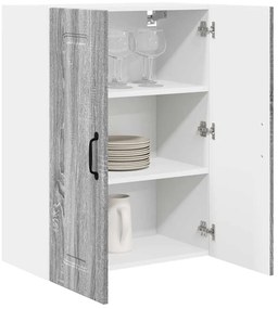 vidaXL Ντουλάπα Κουζίνας Kalmar Γκρίζο Σονομα 60 x 31 x 80 εκ.