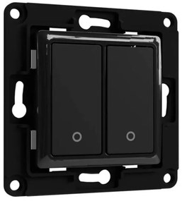 Shelly wall switch 2 button (black)