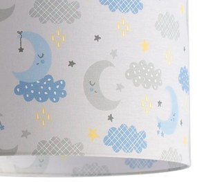 Παιδικό φωτιστικό οροφής VEIS Sleepy Moon Grey