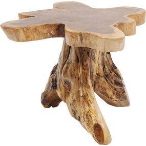 Βοηθητικό Τραπεζάκι Κορμός  Μικρό Καφέ  51x51x42εκ - Καφέ
