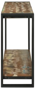 vidaXL Τραπέζι κονσόλας 120 x 33 x 75 εκ Μασίφ ανακυκλωμένο ξύλο