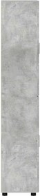 vidaXL Highboard FLORIN 60 x 35 x 182 εκ. Σκυρόδεμα Γκρι