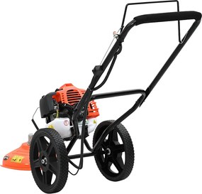 vidaXL Θαμνοκοπτικό με Ρόδες Πορτοκαλί 52 cc 1,45 kW
