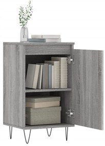 vidaXL Συρταριέρα Γκρι Sonoma 40 x 35 x 70 εκ. από Επεξεργασμένο Ξύλο