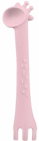 ΚΟΥΤΑΛΙ ΣΙΛΙΚΟΝΗΣ - KIKKA BOO SILICONE SPOON GIRAFFE PINK 31302040080