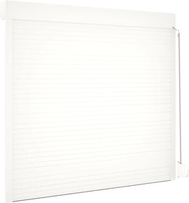 vidaXL Ρολό εισόδου Λευκός 160 x 150 cm Αλουμίνιο και Πολυουρεθάνη