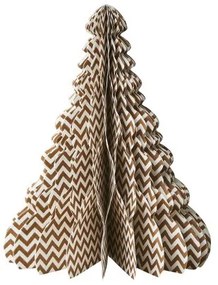 Διακοσμητικό Έλατο Καφέ-Λευκό Χαρτί Μαγνήτης 20xΦ16cm Uni 760-407-01 Affari of Sweden 760-407-01