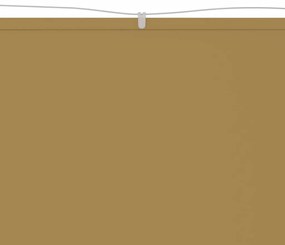 vidaXL Τέντα Κάθετη Μπεζ 100 x 800 εκ. από Ύφασμα Oxford