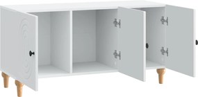 vidaXL Ντουλάπι TV Λευκό 99 x 34,5 x 50 εκ. Επεξεργασμένο Ξύλο