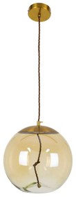 Φωτιστικό Οροφής Axton 00748 7W Led Φ30x30cm Clear Honey GloboStar