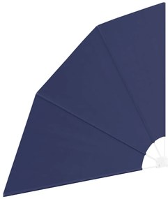 vidaXL Αδιάφανο σκίαστρο μπαλκονιού Ναυτικό μπλε 140 x 140 cm ύφασμα