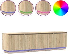vidaXL Ντουλάπι TV Δρύς Sonoma 180 x 38 x 49 εκ Επεξεργασμένο ξύλο
