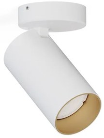 Πλαφονιέρα Φωτιστικό Οροφής GU10 10W IP20 Λευκό Χρυσό Mono 7771 Nowodvorski 7771 Λευκό-Χρυσό