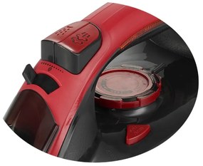 Σίδερο Mesko MS 5031, 3000W, Κεραμική πλάκα, Κάθετη λειτουργία, Αυτοκαθαριζόμενο, Σύστημα κατά των αλάτων, Κόκκινο/Μαύρο