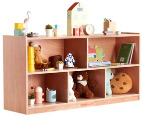 VEVOR Storage Shelf Tray Cabinet 5-Section Cubby Storage 2-Shelf for Home School