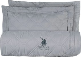Κουβερλί Υπέρδιπλο (Σετ 220x240) Greenwich Polo Club 3D Solid 2163 Grey