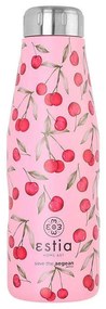 Ισοθερμικό Μπουκάλι Travel Flask Save The Aegean Cherry 01-16647 500ml Multi Estia