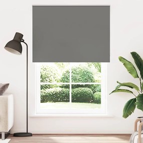 vidaXL Roller Blind Blackout γκρί 155x230 cm Πλάτος υφάσματος 151,6cm