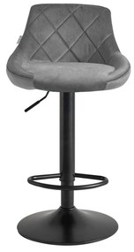 Σκαμπό μπαρ Velluto-Gkri (2) τεμάχια