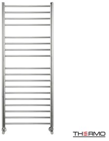 Thermo Bellavia Θερμαινόμενη πετσετοκρεμάστρα 120x50cm Inox Brushed ΔΕΝ ΠΕΡΙΛΑΜΒΑΝΤΟΝΤΑΙ ΔΙΑΚΟΠΤΕΣ &amp; ΑΝΤΙΣΤΑΣΕΙΣ