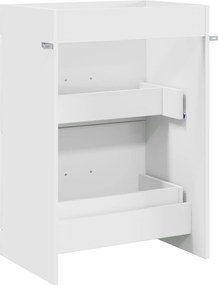 vidaXL Ντουλάπι Κάτω από τον Νιπτήρα Λευκό 56 x 37,5 x 81 εκ