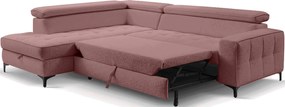 Γωνιακός Καναπές Nelora-Σάπιο μήλο-Δεξιά