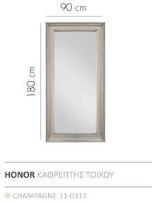 HONOR ΚΑΘΡΕΠΤΗΣ CHAMPAGNE 90xH180cm - Ξύλο - 11-0317