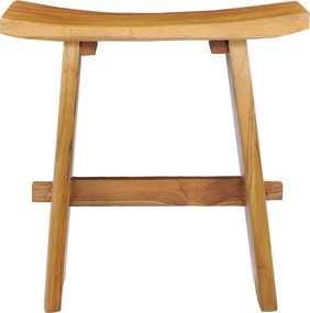 vidaXL Σκαμπό από Μασίφ Ξύλο Teak