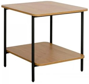 ΜΕΤΑΛΛΙΚΟ ΚΟΜΟΔΙΝΟ Fylliana FL2504 BLACK OAK ΧΡΩΜΑ 50x50x50εκ 0016-225-059