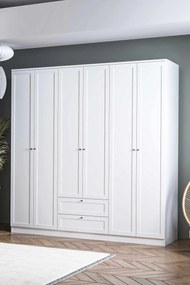 Wardrobe Terra 6 210 - White White