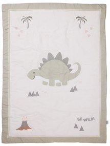 Κουβερλί Microfiber Κούνιας 110x150εκ. Fun 4937 Μπεζ-Λαδί Das Baby