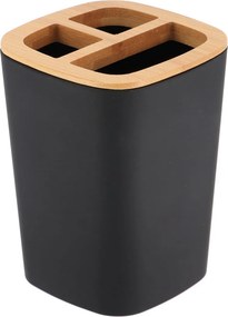 Ποτηροθήκη Μπάνιου (7.5x7.5x10.5) T-D Rubber Black 63110103
