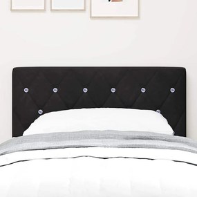vidaXL Κεφαλάρι Μαύρο 80 cm Βελούδο